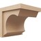 Ekena Millwork 9"W x 9"D x 9"H Wide Emerson Rough Cedar Woodgrain TimberThane Corbel, Primed Tan CORUR09X09X09EMRRCPR - alternate 1